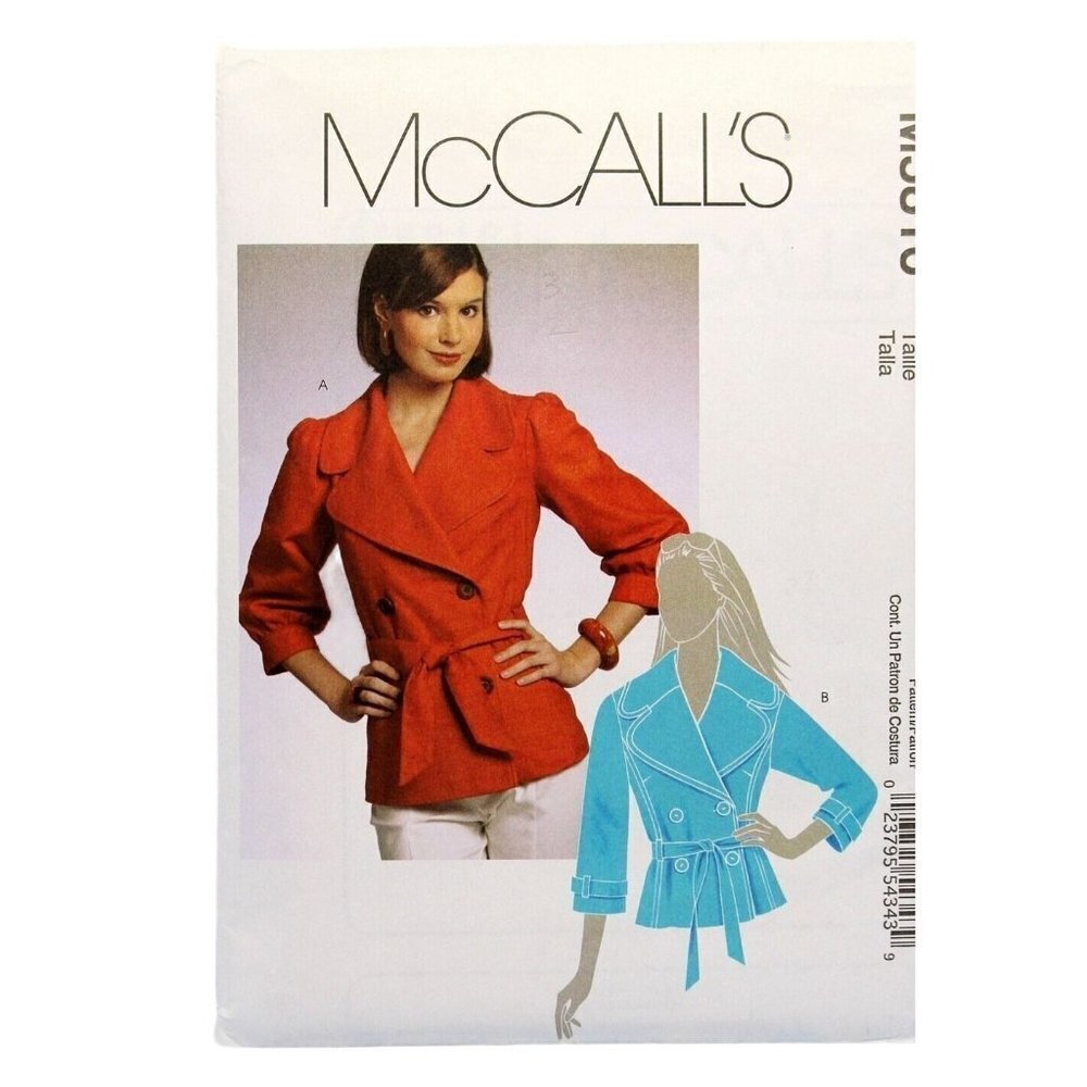 McCalls 5816 Sewing Pattern Misses Spring Coat‎ Jac